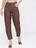 Boyfriend Women Maroon Jeans