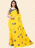 Bollywood Georgette Saree Yellow